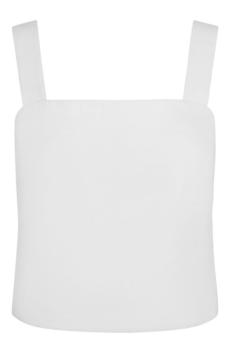 Onia Open Back Shell Top, Alternate, color, White
