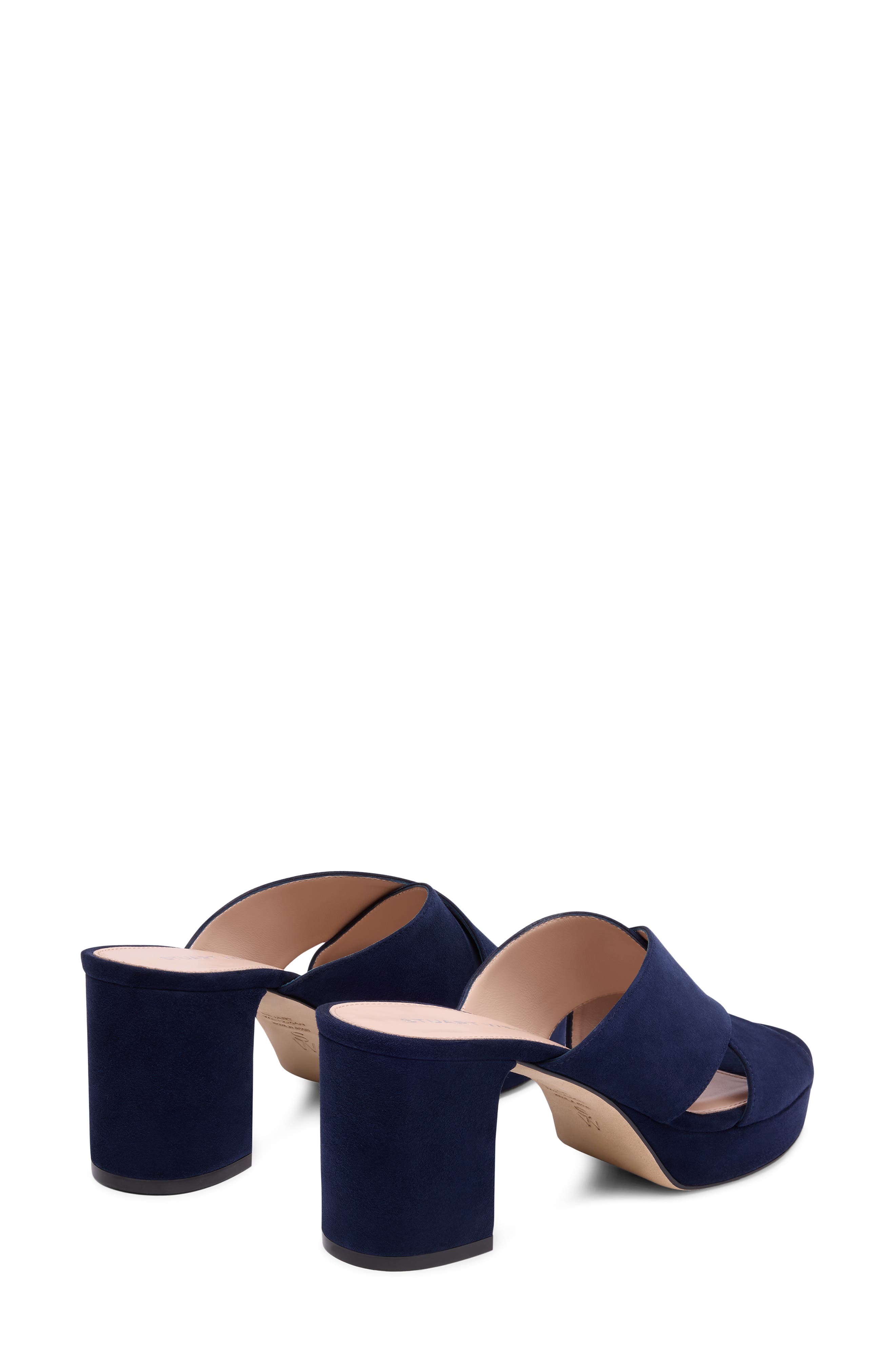 Stuart Weitzman Dayna Platform Sandal, Alternate, color, Nice Blue