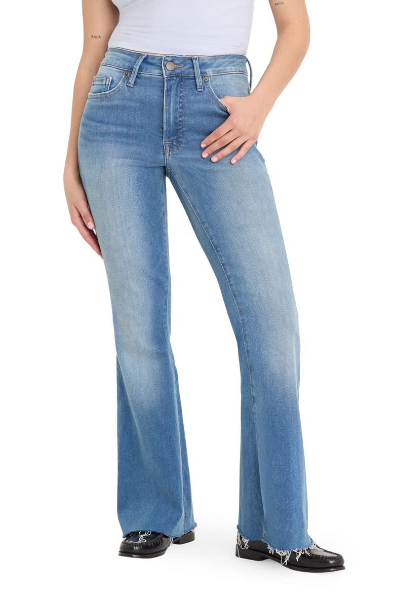 Good Legs Flare Jeans, Main, color, INDIGO1211