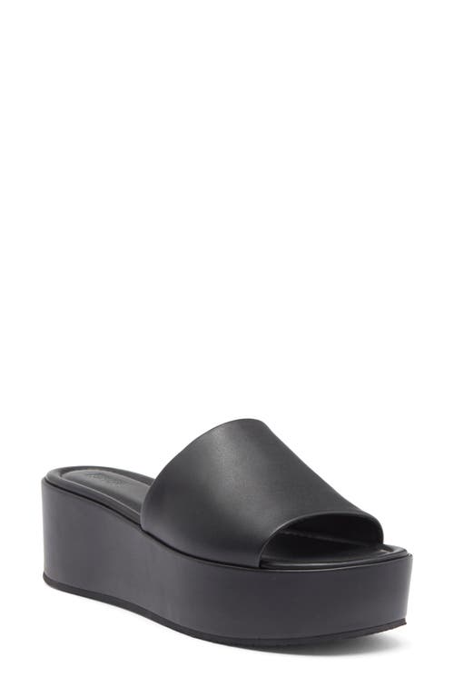 Nordstrom Rack Lizzie Platform Wedge Sandal In Black
