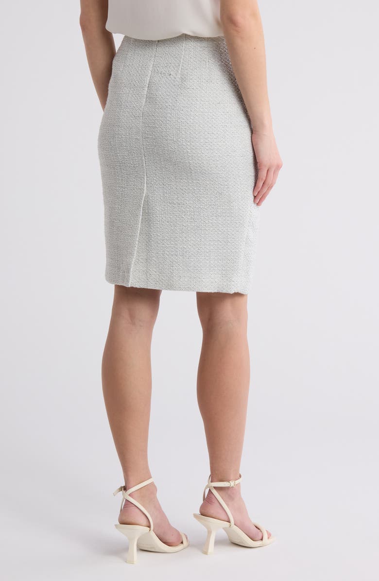 Calvin Klein Bouclé Pencil Skirt, Alternate, color, Heather Grey Multi