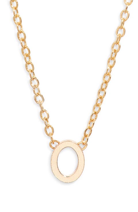 Cheyenne Initial Pendant Necklace