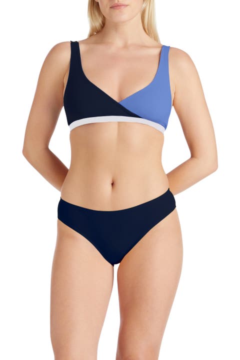 Carmel Color block Bikini Top