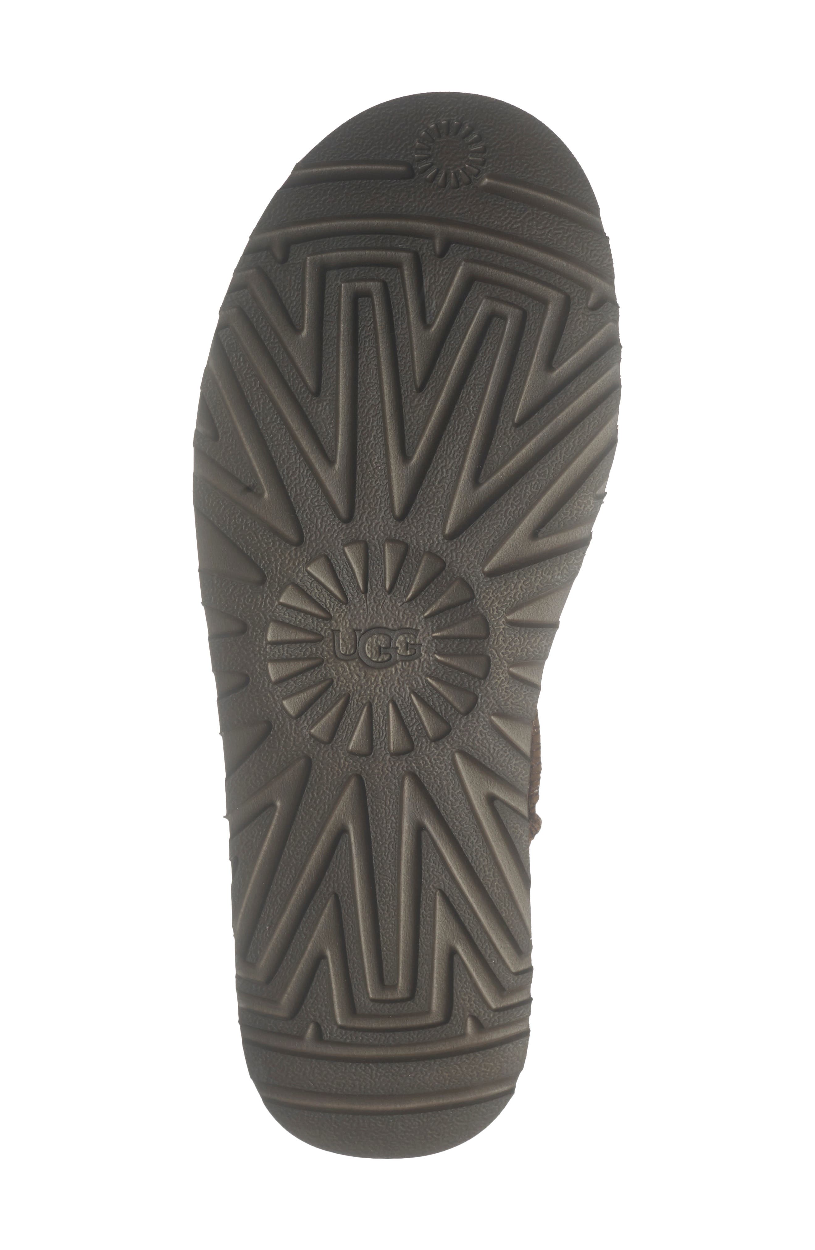 Classic Ultra Mini Nubuck Bootie, Alternate, color, DARK CHESTNUT