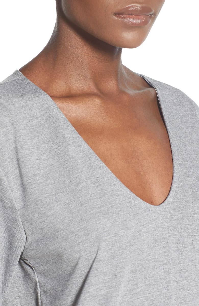 Topshop V-Neck Tee, Alternate, color, 