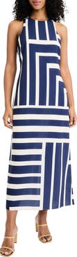 Donna Morgan Stripe Maxi Dress