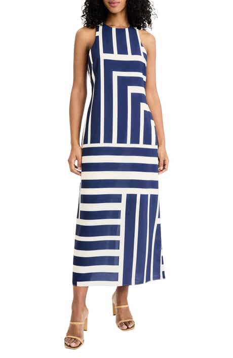 Donna Morgan Stripe Maxi Dress