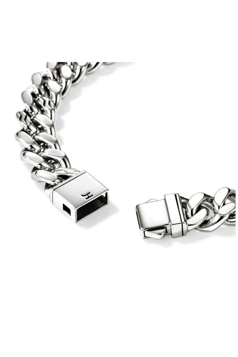 Curb Chain Bracelet, Alternate, color, STERLING SILVER