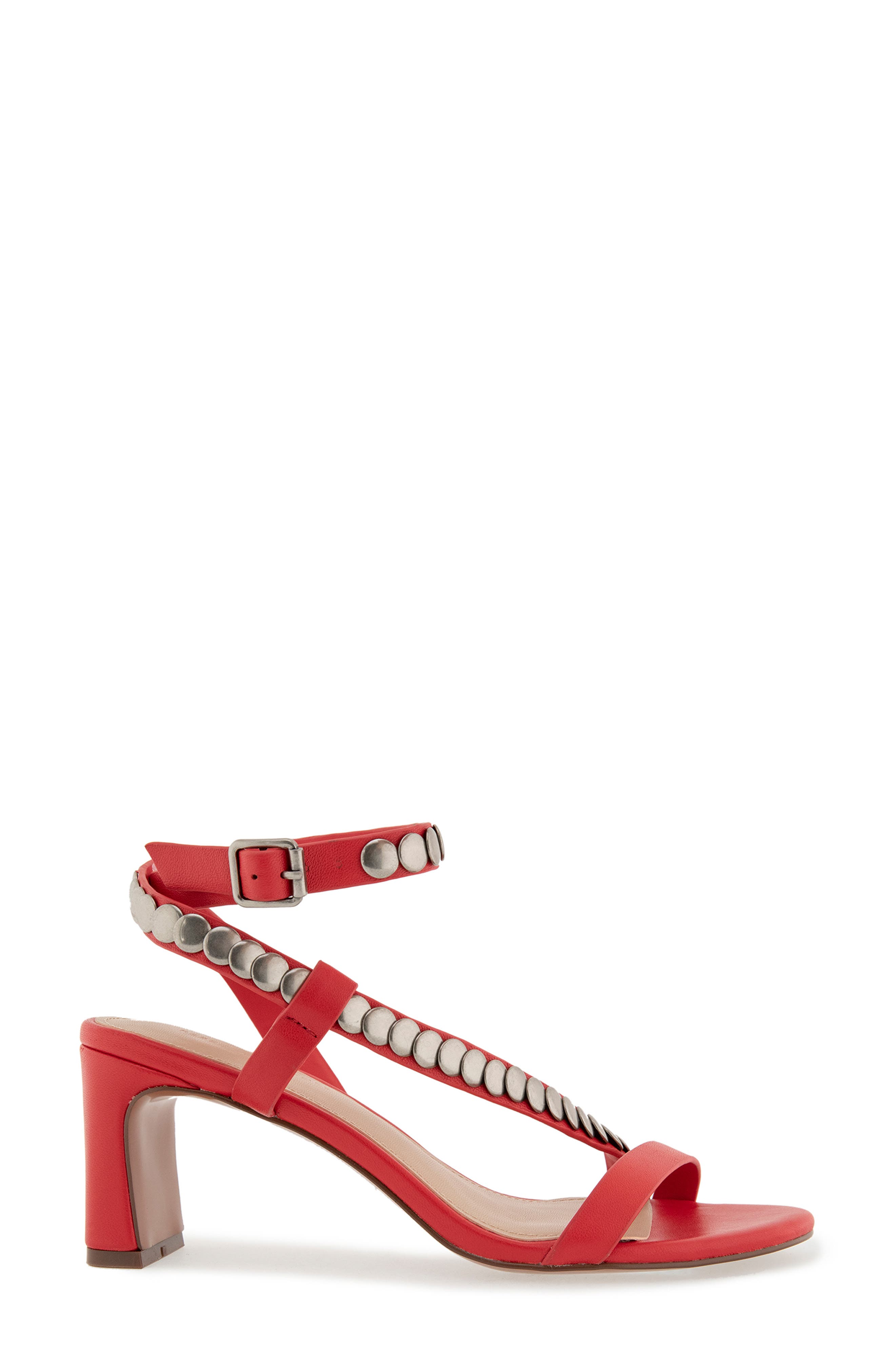 Rebecca Minkoff Catalina Ankle Strap Sandal, Alternate, color, Red