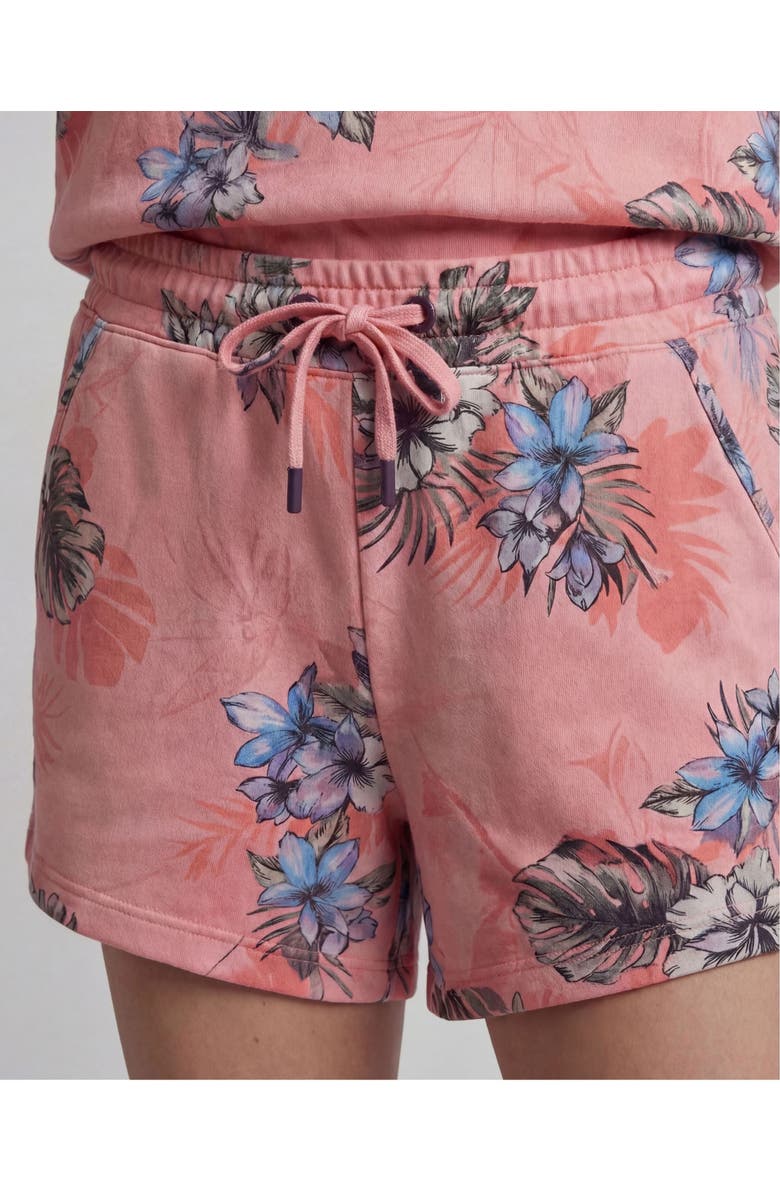 Lords of Harlech Exotic Floral Womens Drawstring Short, Alternate, color, Exotic Floral Coral