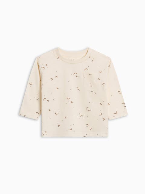 Organic Cotton Reese Drop Shoulder Tee (Baby)