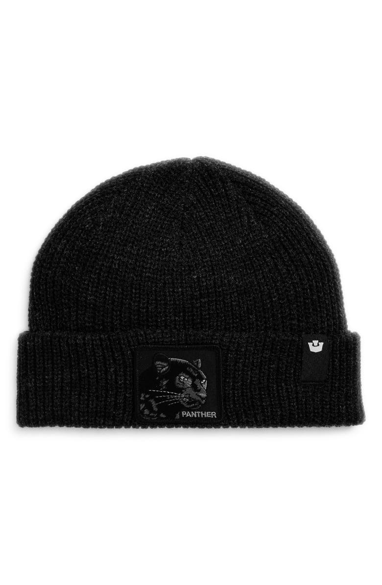 Goorin Bros. The Panther Beanie, Main, color, Void