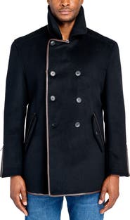 W.R.K Bern Wool Blend Peacoat