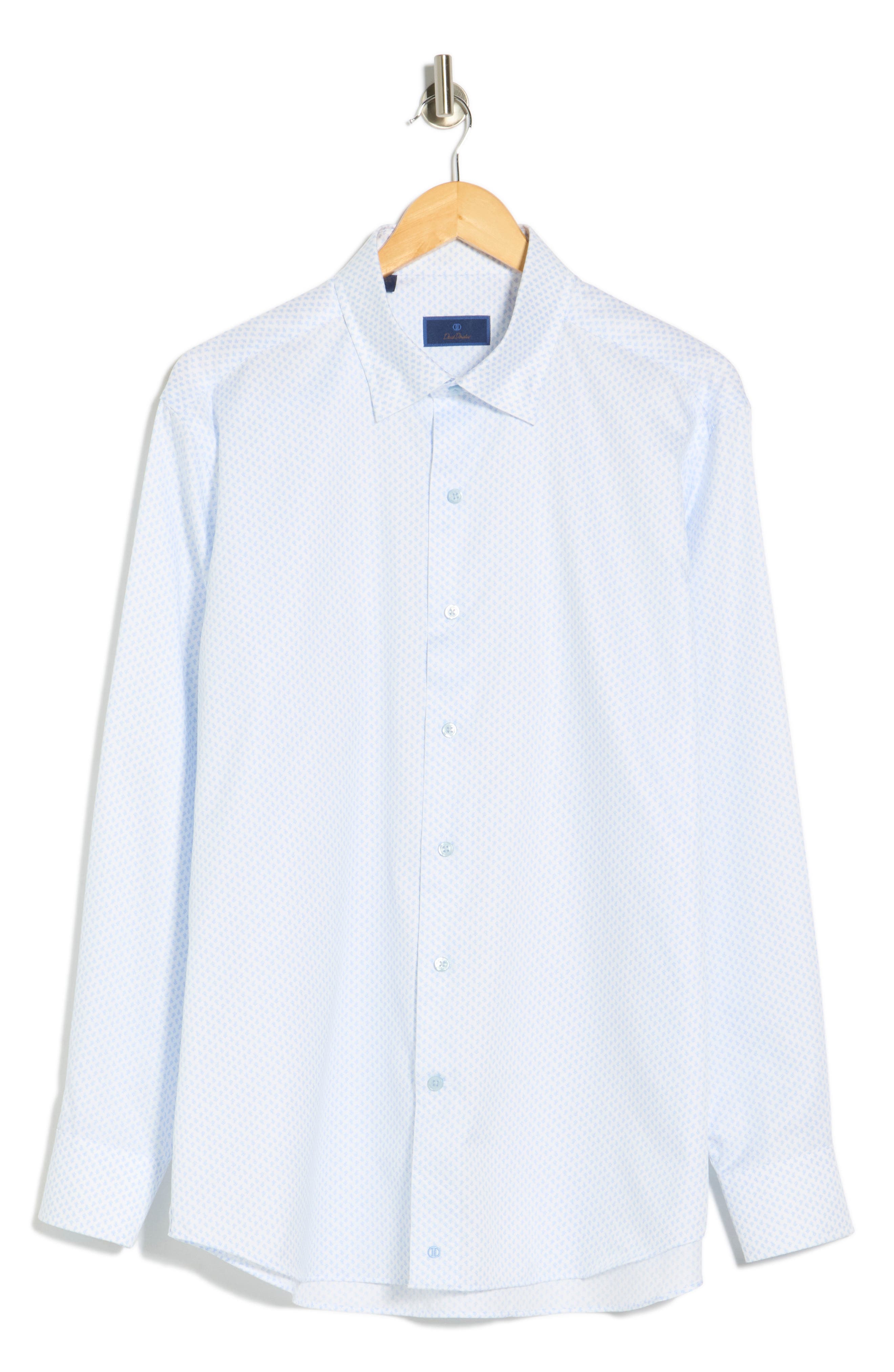 David Donahue Casual Cotton Sport Shirt