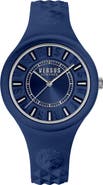 VERSUS Versace Women's Versus Fire Island Silicone Strap Watch, 39mm
