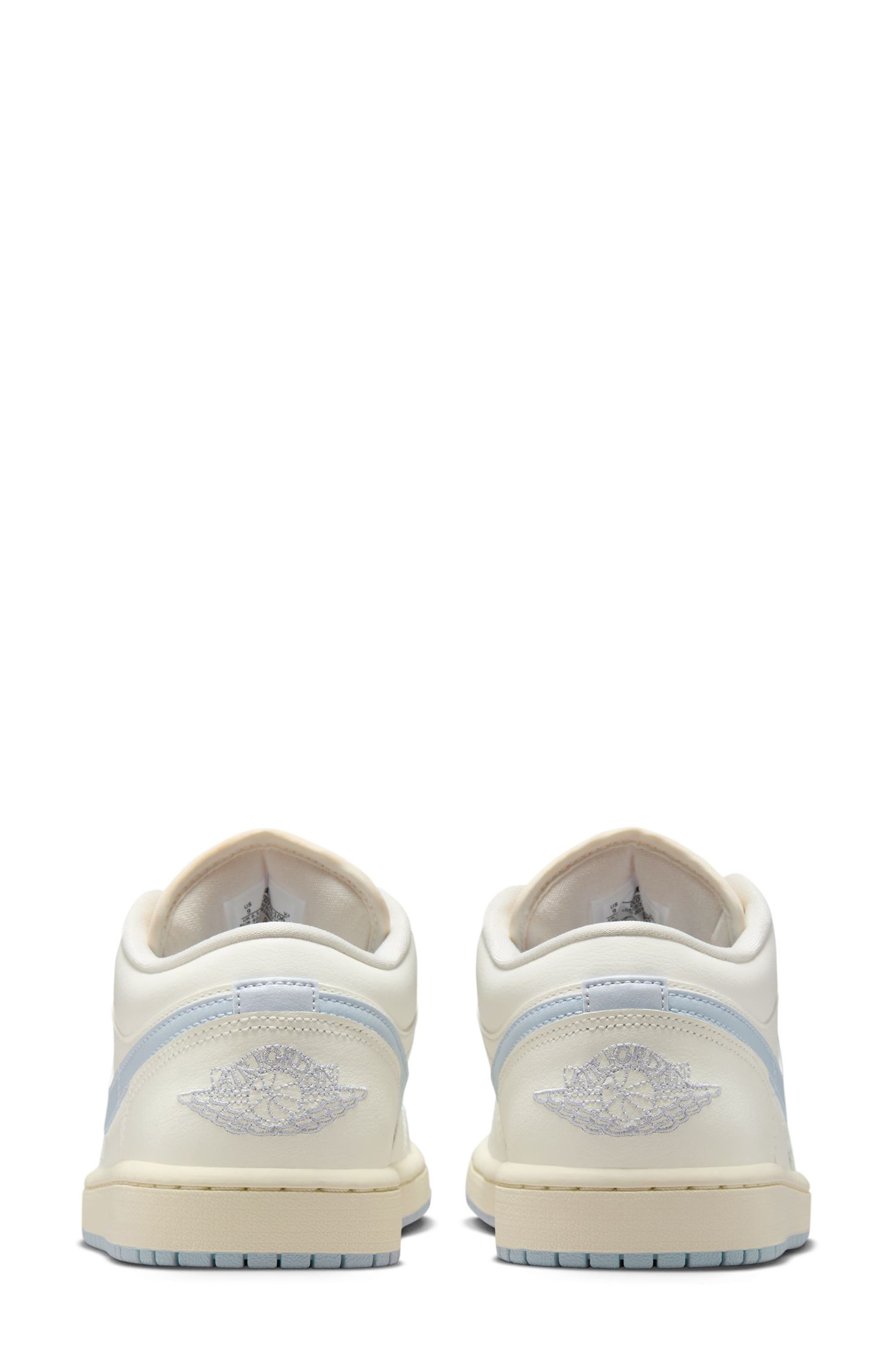 Air Jordan 1 Low Basketball Sneaker, Alternate, color, SAIL/ GHOST/ COCONUT MILK