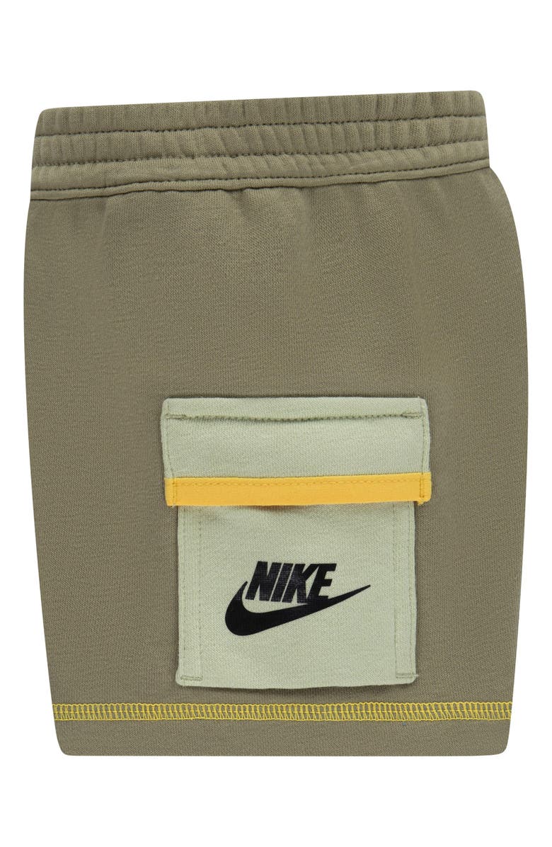 Nike Swoosh Graphic T-Shirt & Knit Cargo Shorts Set, Alternate, color,