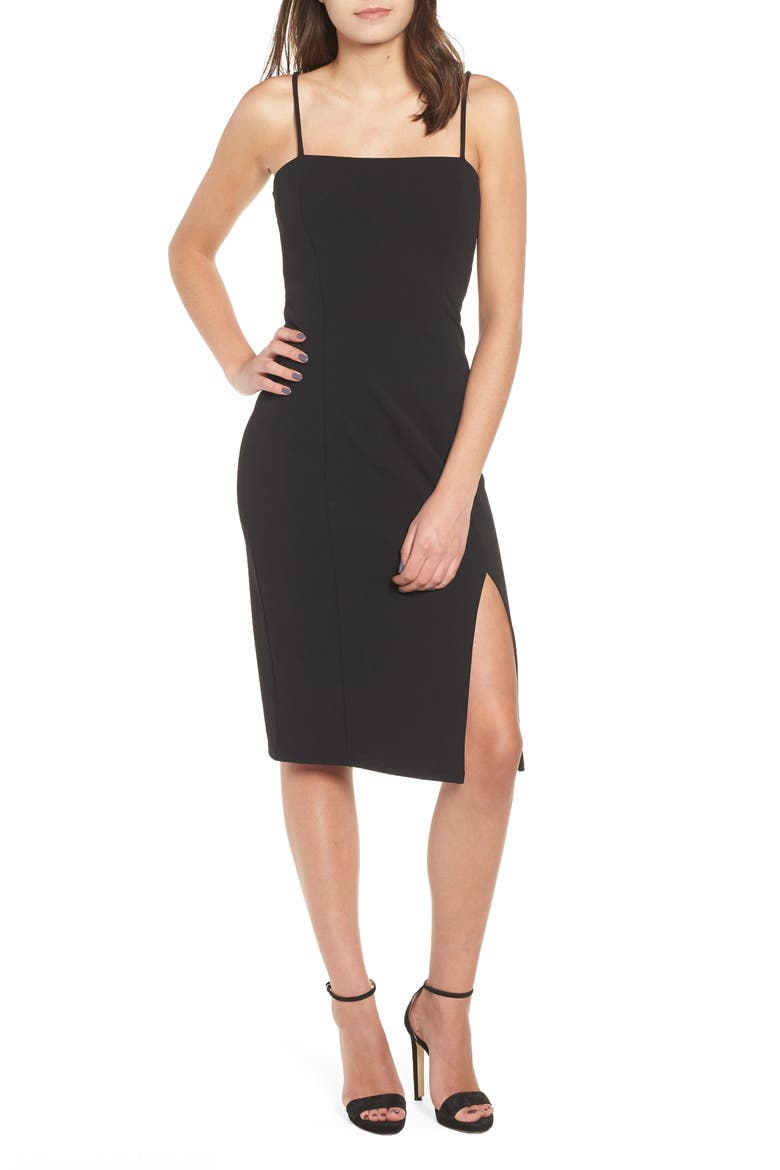 Sheath Dress, Main, color, BLACK
