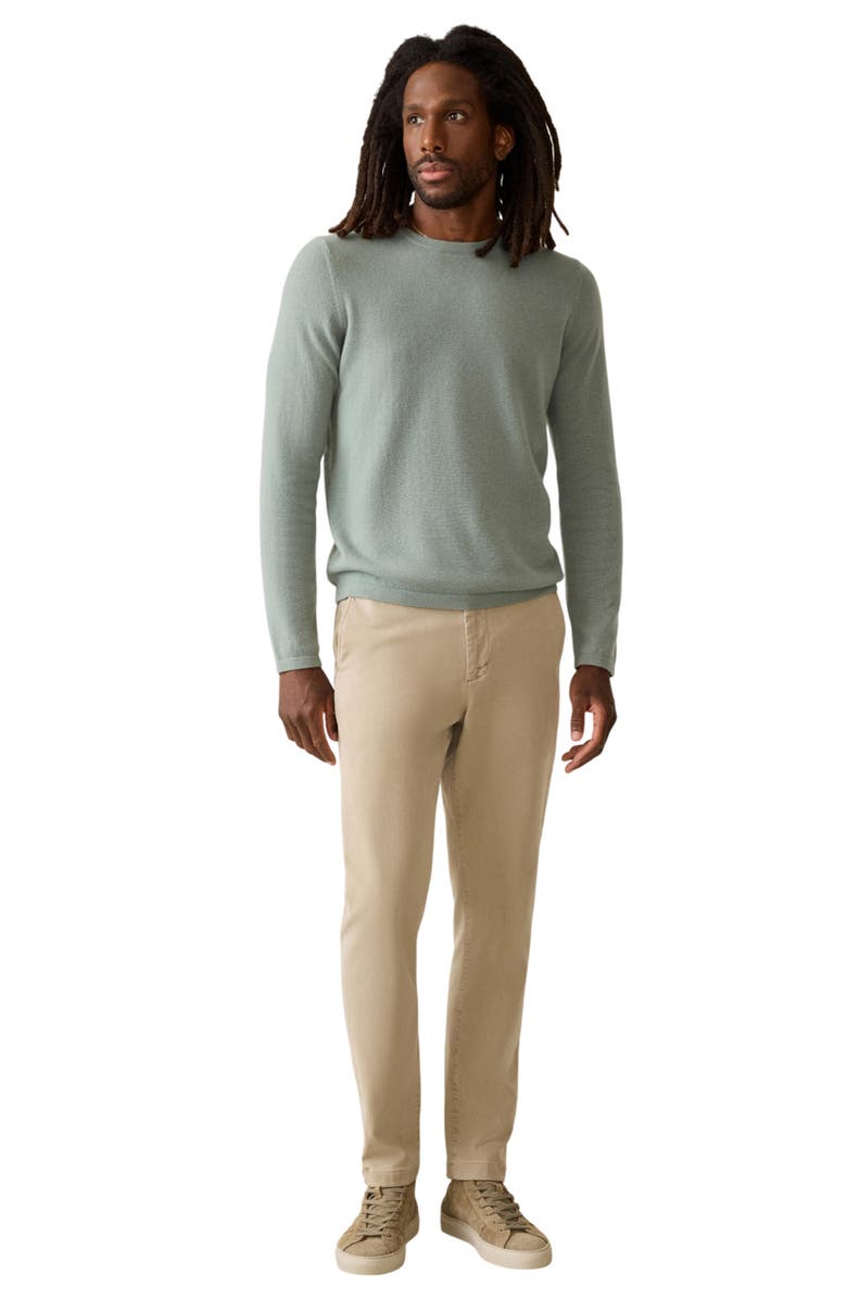 Faherty Cashmere Crewneck Sweater, Alternate, color, Sage Creek