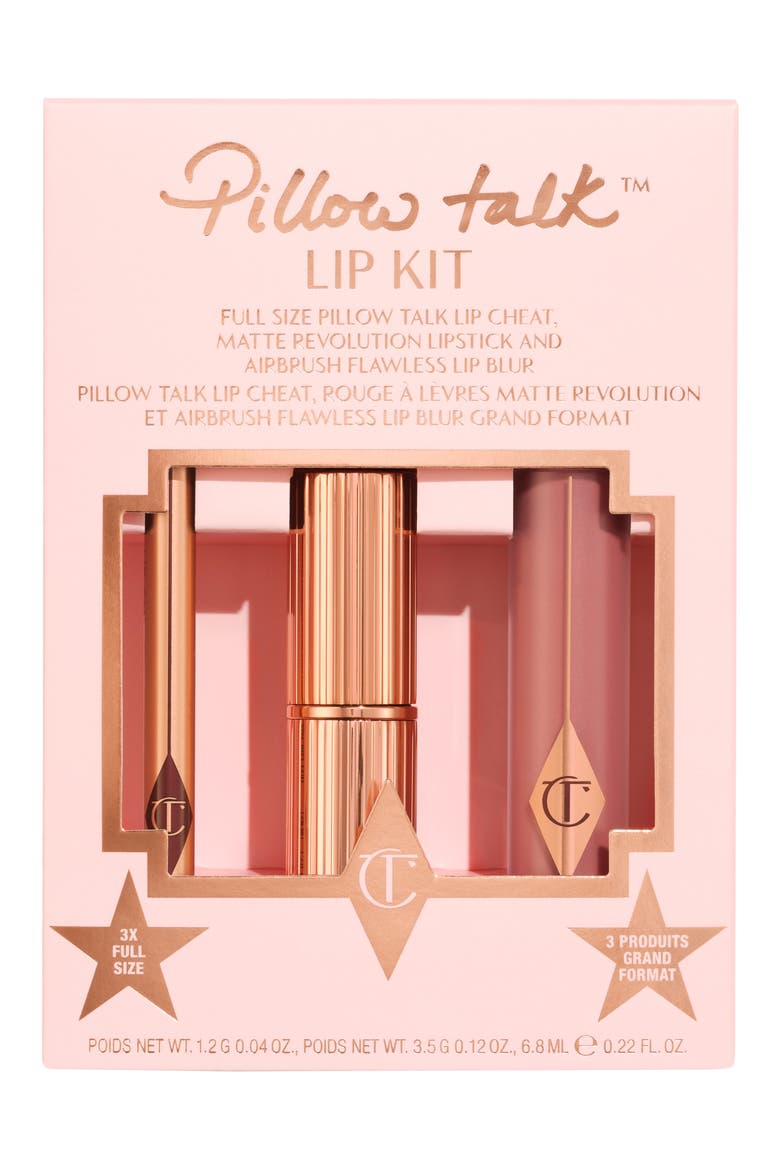 Pillow Talk Lip Kit (Nordstrom Exclusive) $95 Value, Alternate, color, NONE