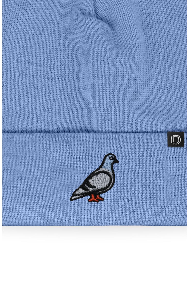 Pigeon Beanie Cap, Alternate, color, Periwinkle