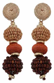 Panacea Mixed Linear Drop Earrings