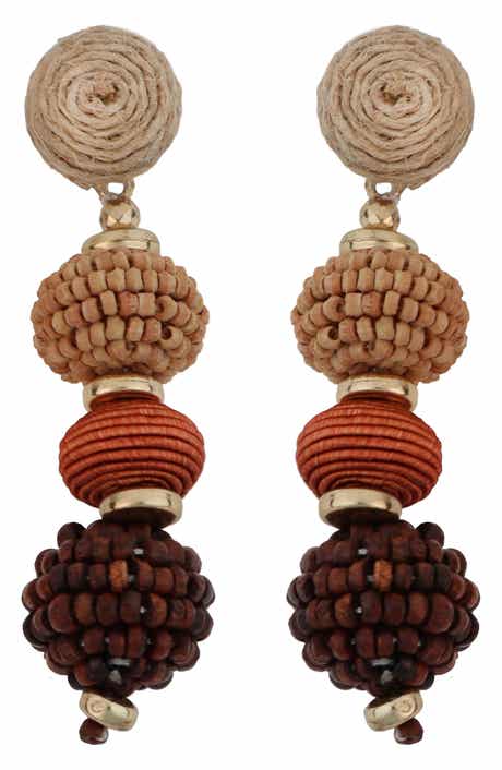 Panacea Mixed Linear Drop Earrings