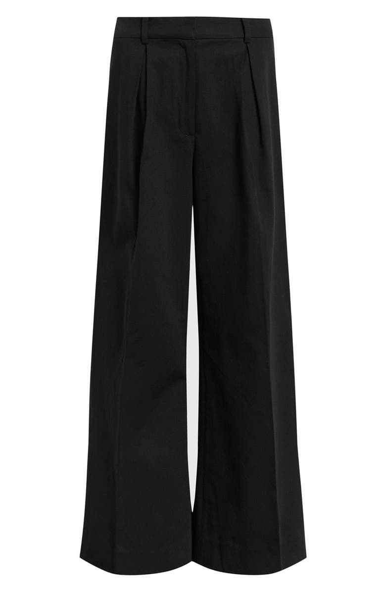 AllSaints Hally Pleat Front Wide Leg Pants, Alternate, color,