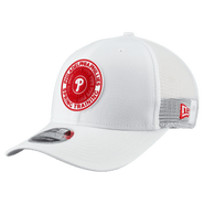 New Era Men's New Era White Philadelphia Phillies 2026 Spring Training Fan Pack 9SEVENTY Adjustable Trucker Hat