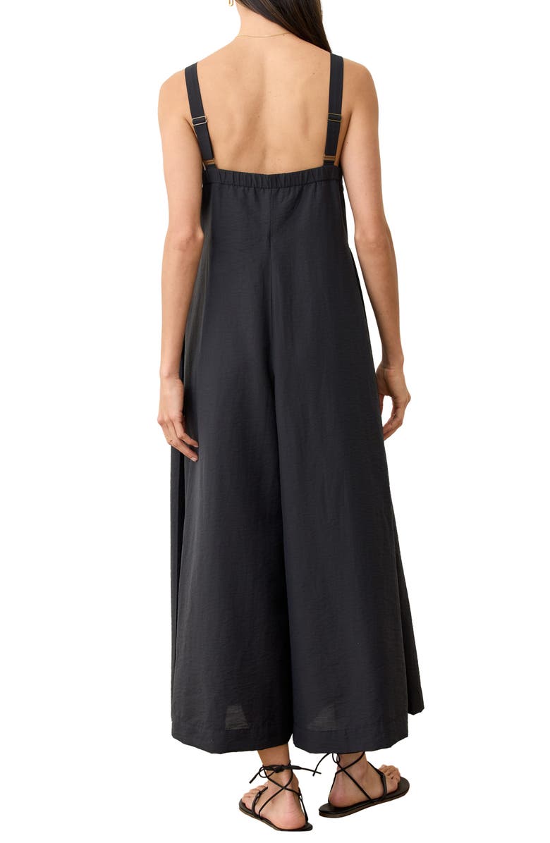 Marine Layer Cari V-Neck Wide Leg Jumpsuit, Alternate, color,