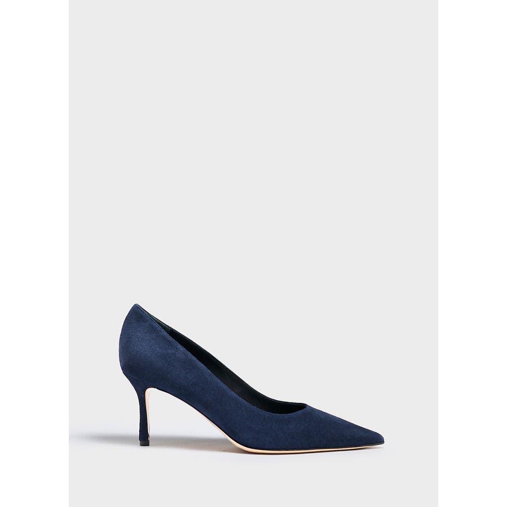 MARION PARKE Classic Pump 70 Suede in Navy  product