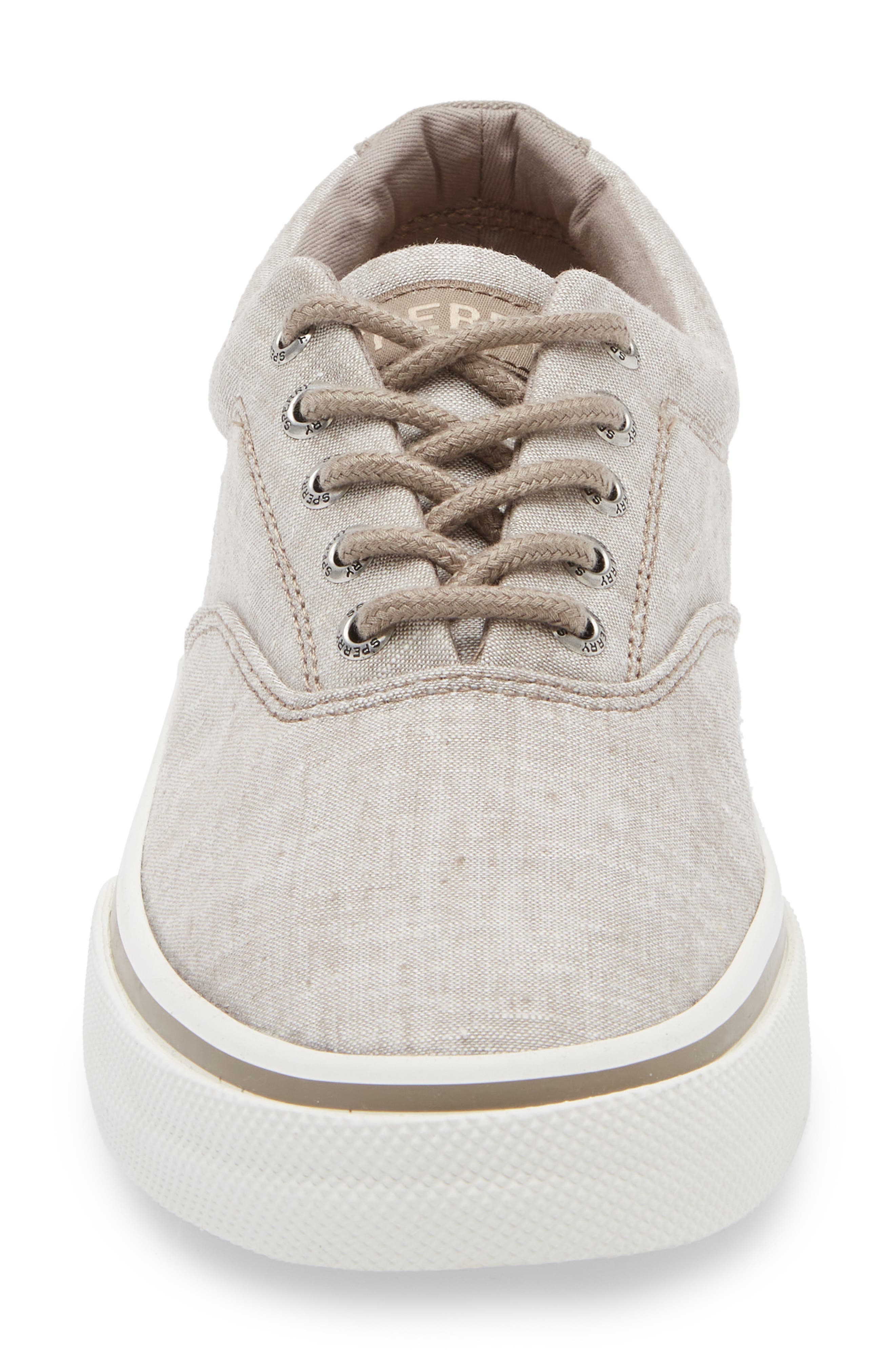 Sperry Halyard CVO Cotton Chambray Sneaker, Alternate, color, Chambray Grey