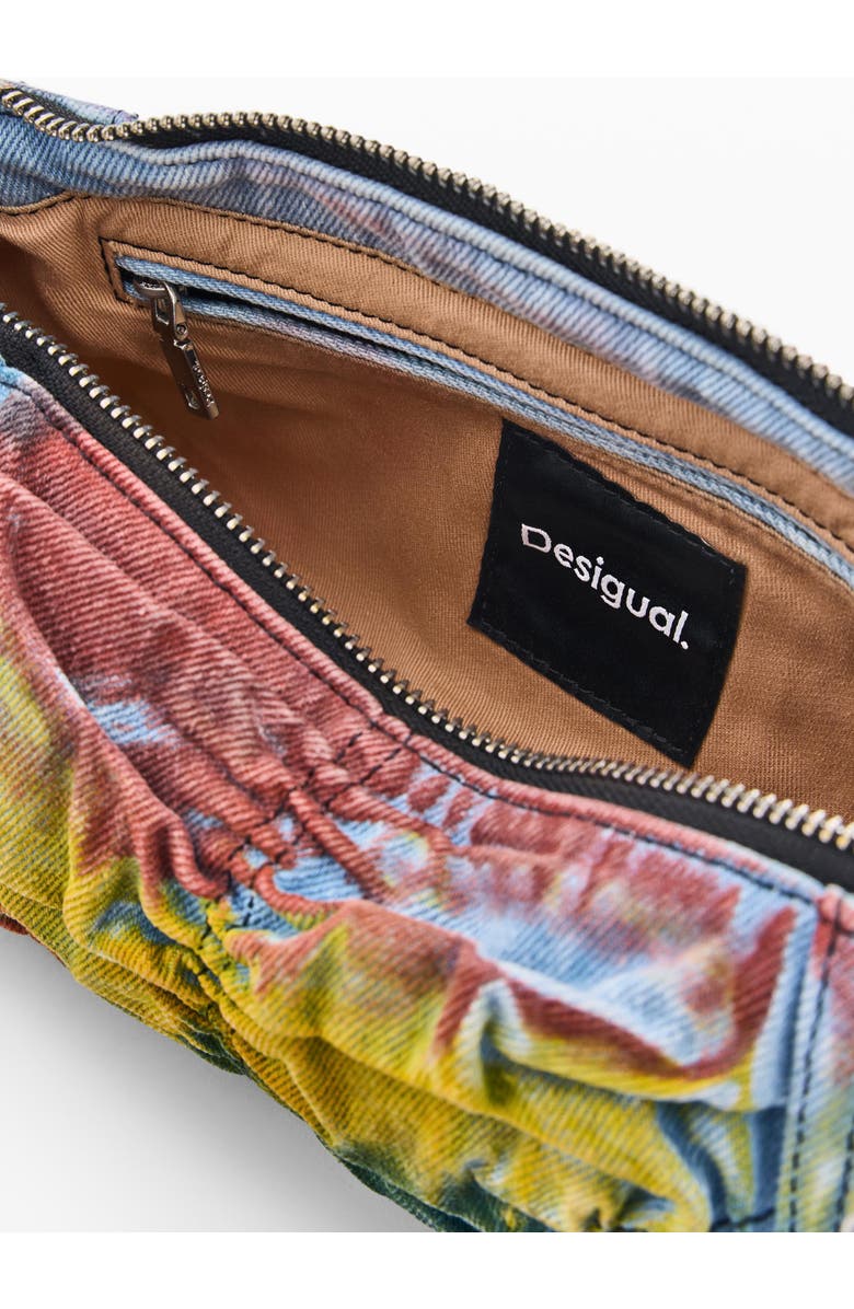 Desigual Denim Crossbody Bag, Alternate, color, Rainbow Multi
