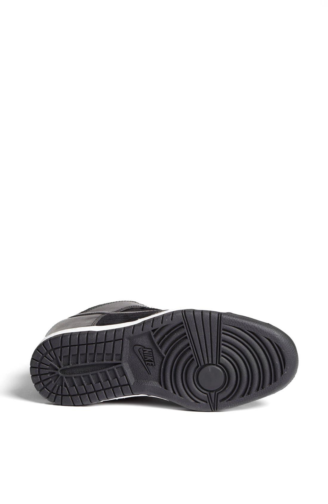 'Dunk Sky Hi' Wedge Sneaker, Alternate, color, BLACK/ BLACK