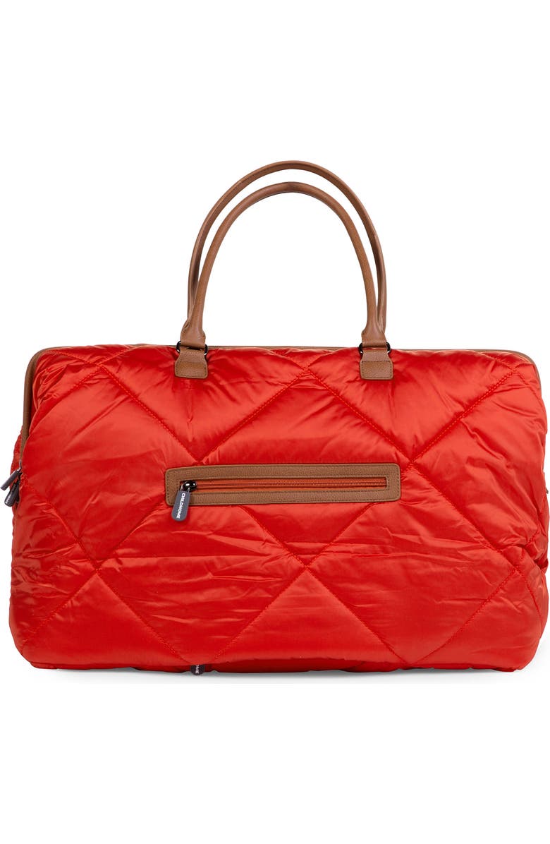 CHILDHOME XL Quilted Travel Diaper Bag, Alternate, color, Puffer Red