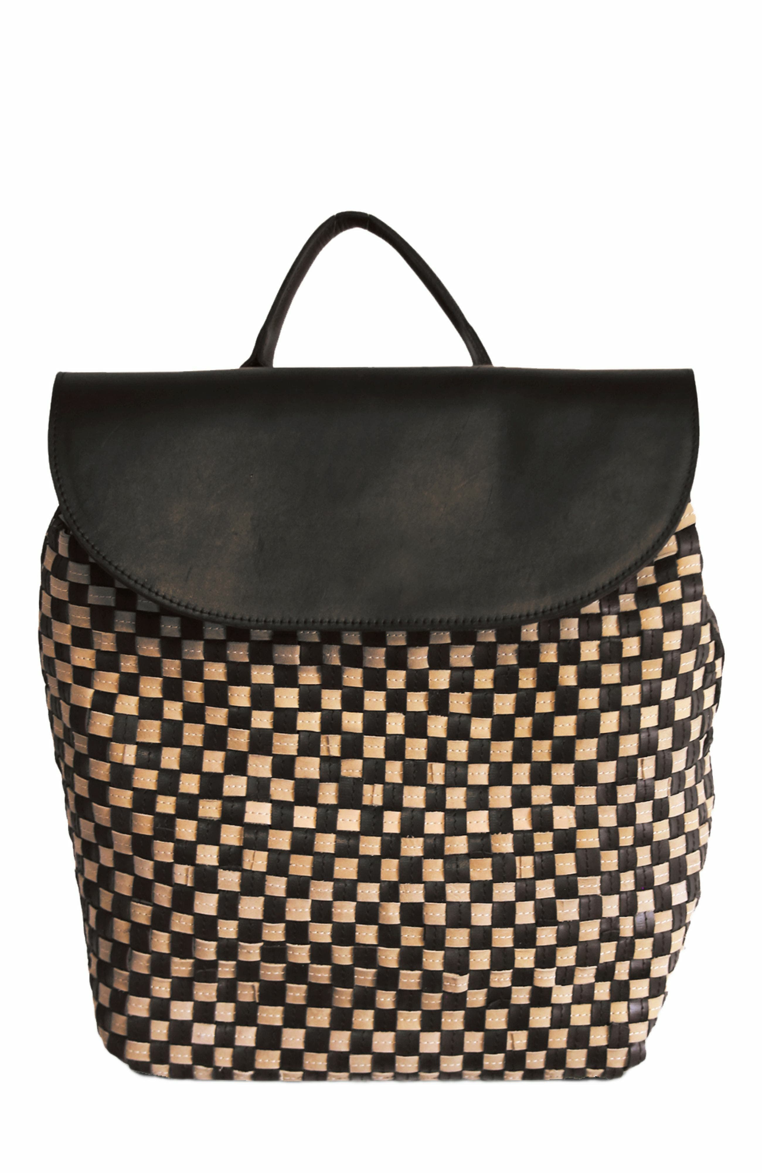 ABLE Elsa Basketweave Backpack, Main, color, 