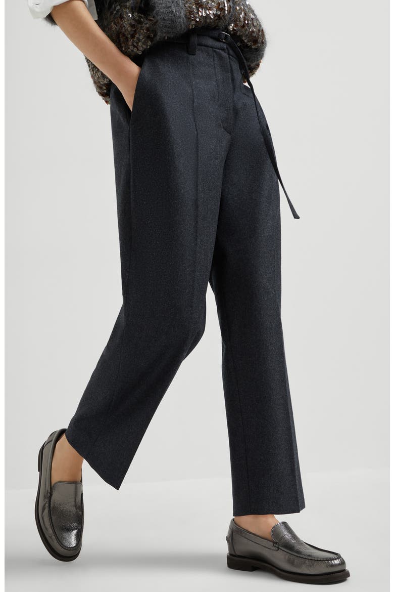 Straight Crop trousers, Alternate, color, Lignite Grey