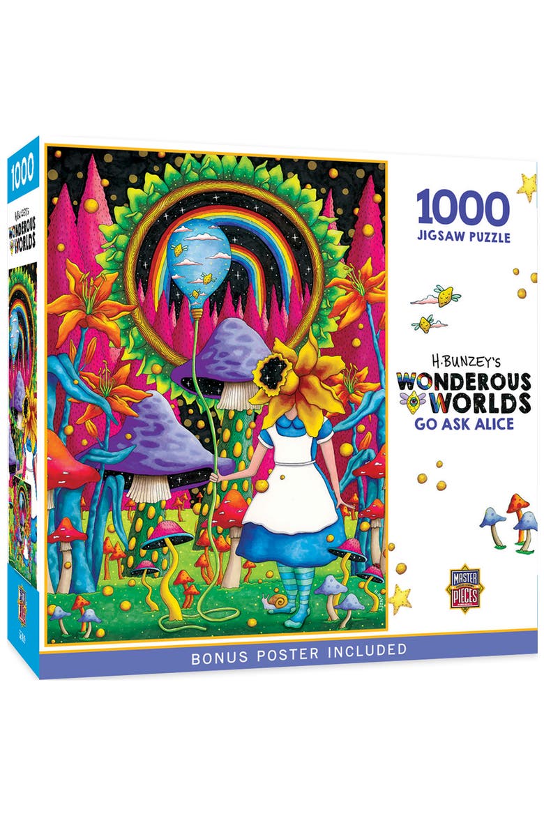 Go Ask Alice 1000 Piece Jigsaw Puzzle, Main, color, Multicolor