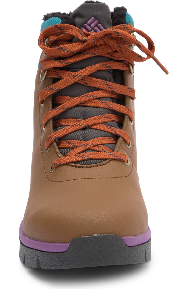 Columbia Keetley II Waterproof Insulated Fleece Lined Hiking Boot, Alternate, color, Light Brown Dark