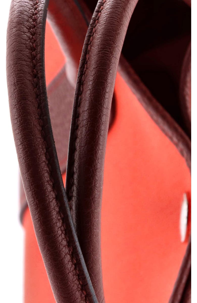 Pre-Owned Hermes Garden Party Tote Toile and Leather 30, Alternate, color, Rose Texas