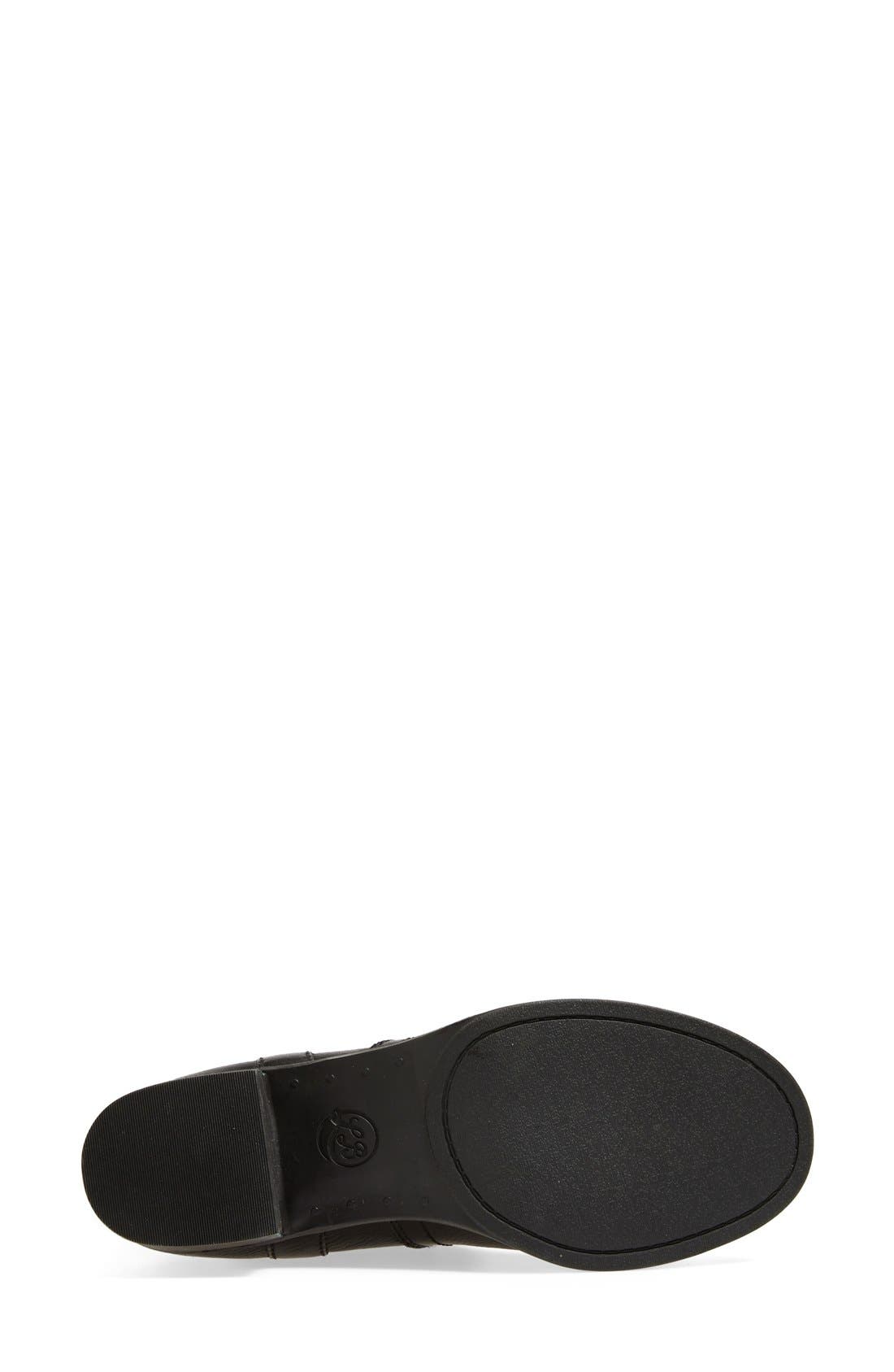 'Hibiscus' Boot, Alternate, color, BLACK