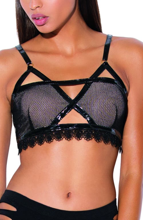 Hauty Nude Lace Bralette in Black 