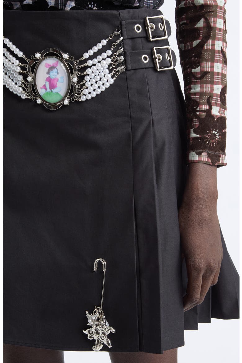 Duff Cameo Pearl Kilt, Alternate, color, BLACK