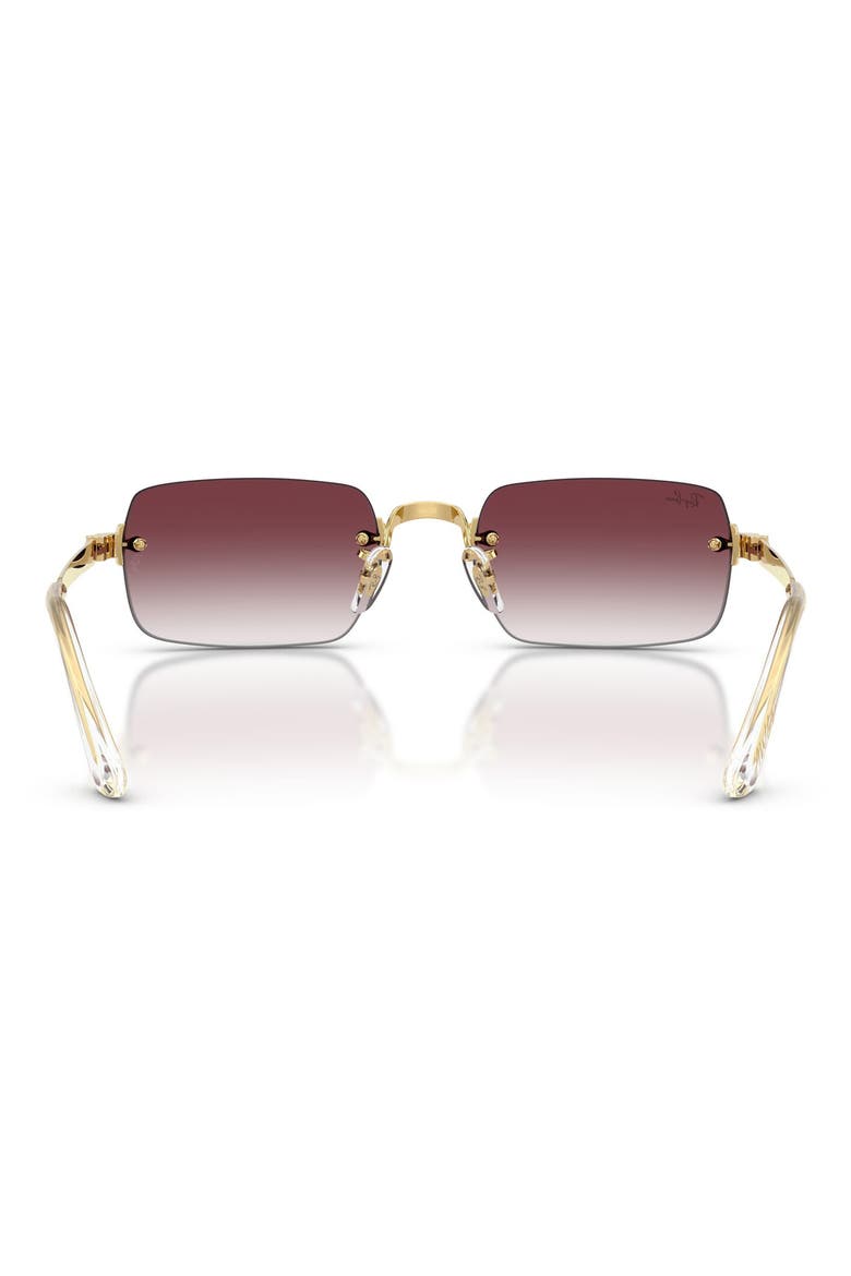 54mm Gradient Oval Sunglasses, Alternate, color, ARISTA / CLEAR DARK VIOLE
