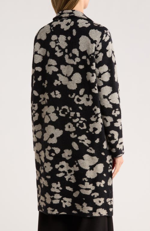 Dr2 By Daniel Rainn Floral Cheetah Coatigan In Multi