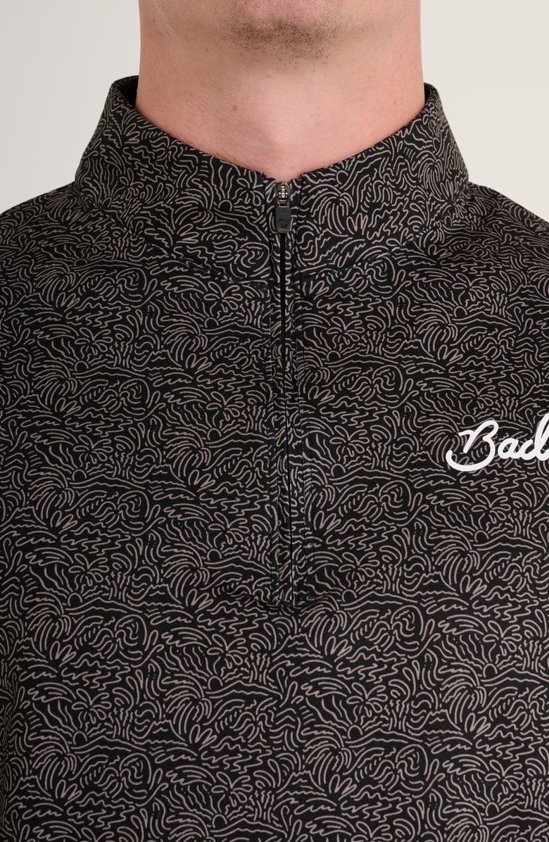 Bad Birdie Swarles Barkley Quarter Zip Performance Golf Pullover, Alternate, color,