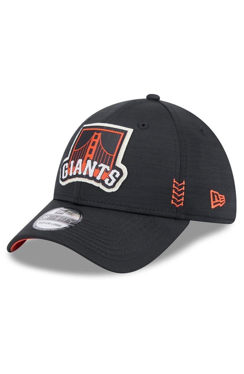 New Era Men's New Era Black San Francisco Giants 2024 Clubhouse 39THIRTY Flex Fit Hat, Main, color, Black