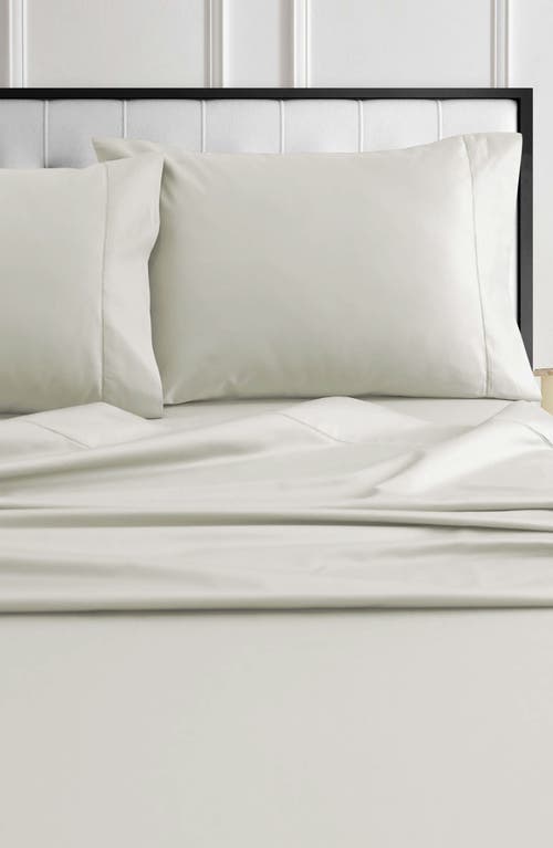 Azores Home Set Of 2 Cotton Sateen Pillowcases In Sand