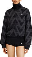 adidas Chevron Knit Half Zip Pullover Sweater