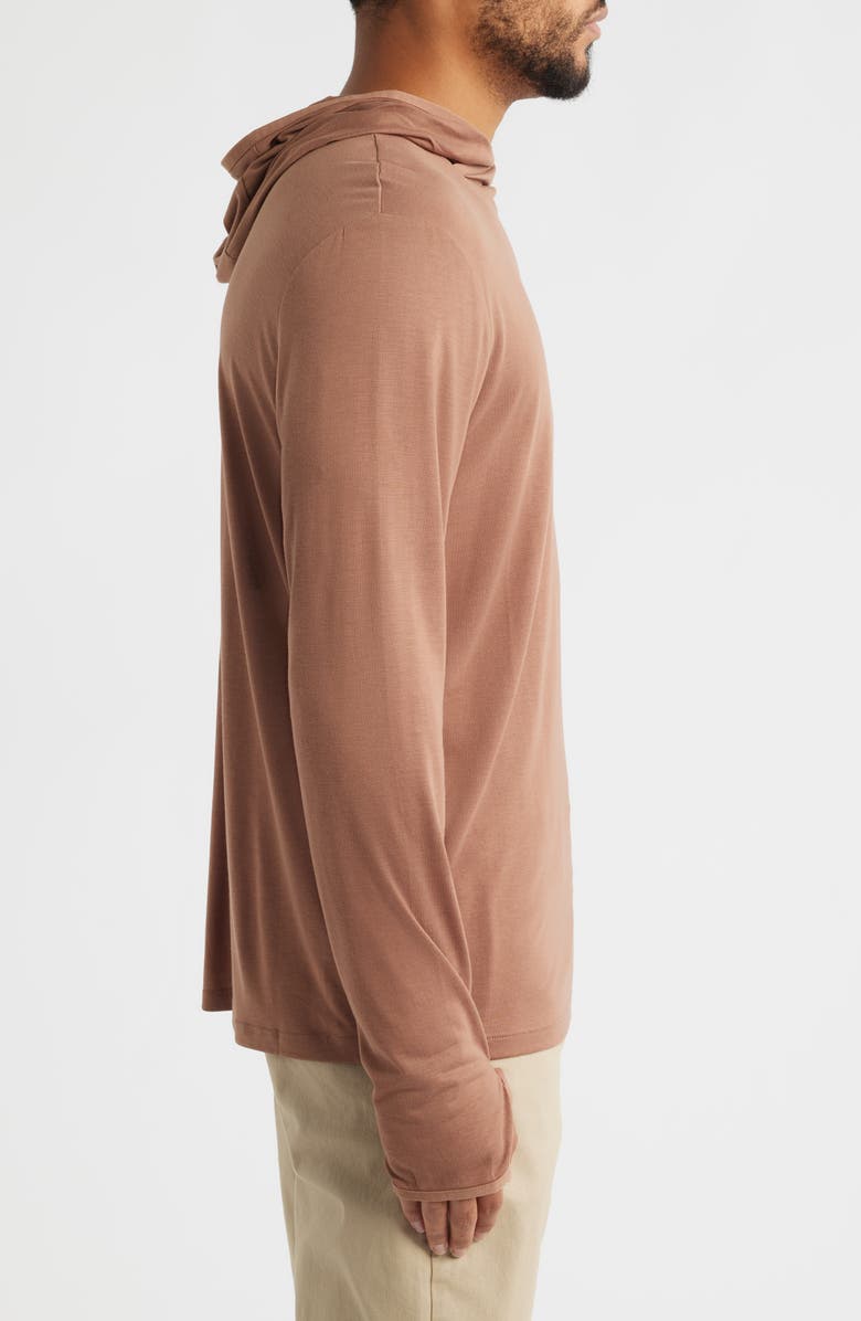 Free Fly Camouflage Lightweight UPF 20+ Hoodie, Alternate, color, Nutmeg